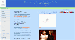 Desktop Screenshot of gimnazjum.jedlina.pl